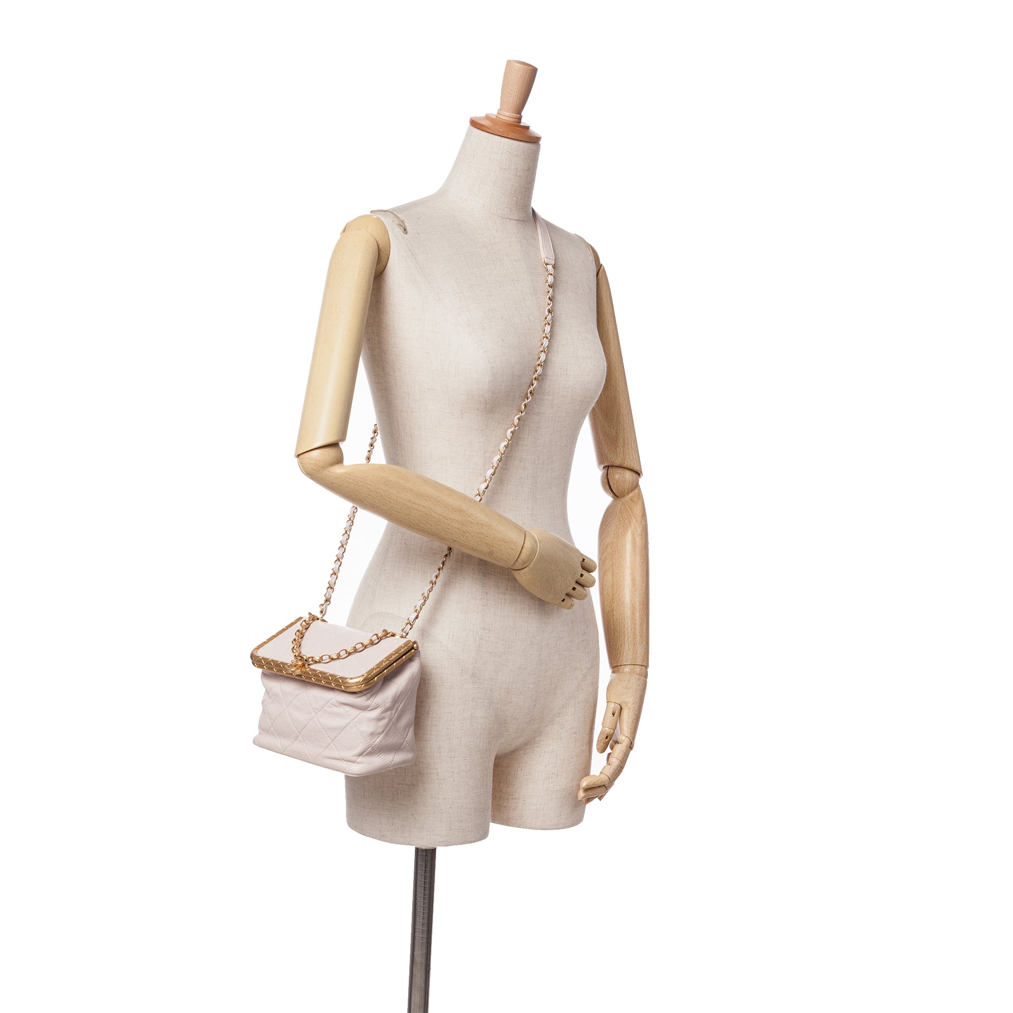 Chanel | Pre-Owned Quilted Lambskin My Crush Vanity Bag | Pink/Light Pink