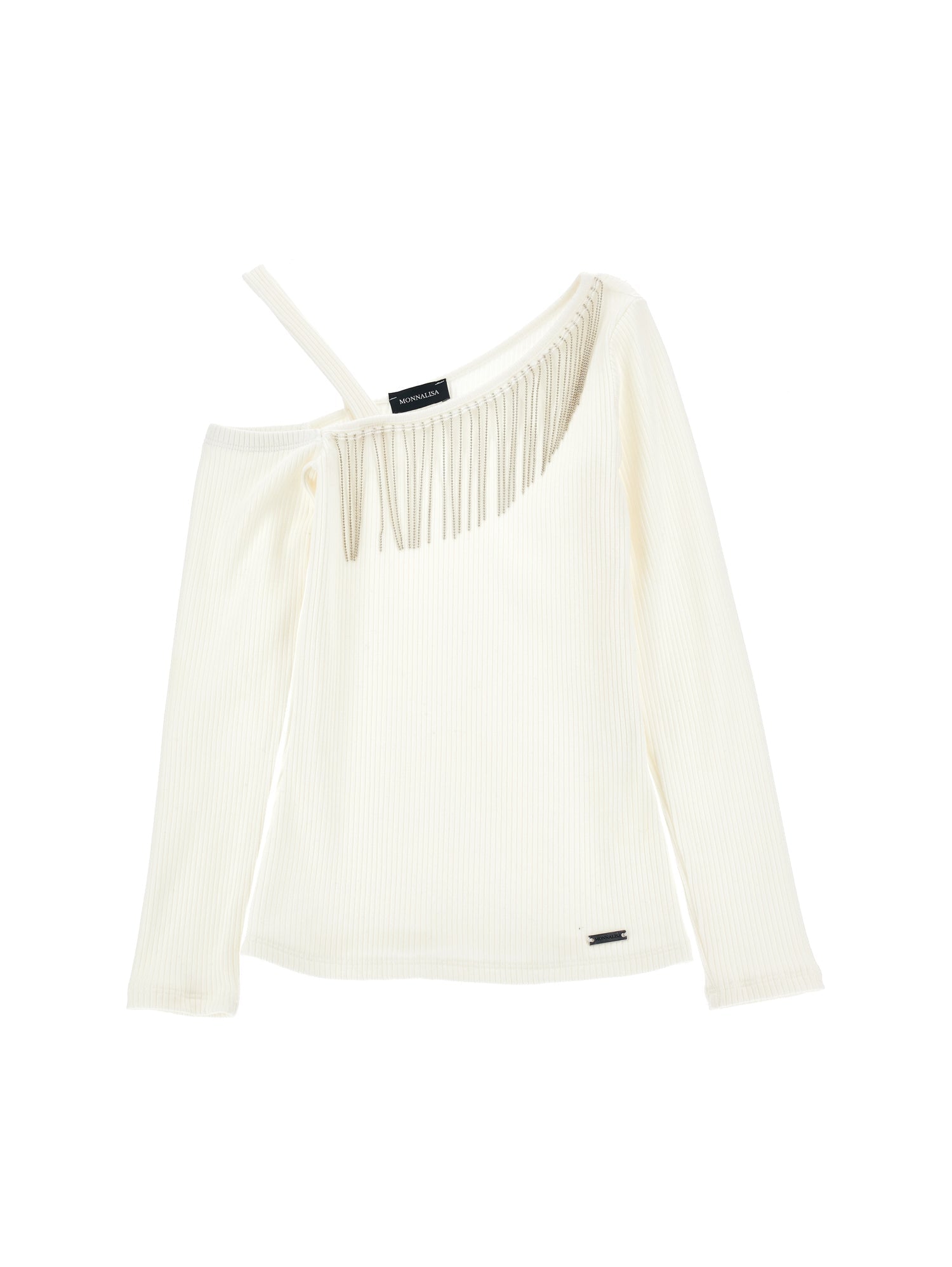 Girls | One Shoulder Viscose Top | Cream