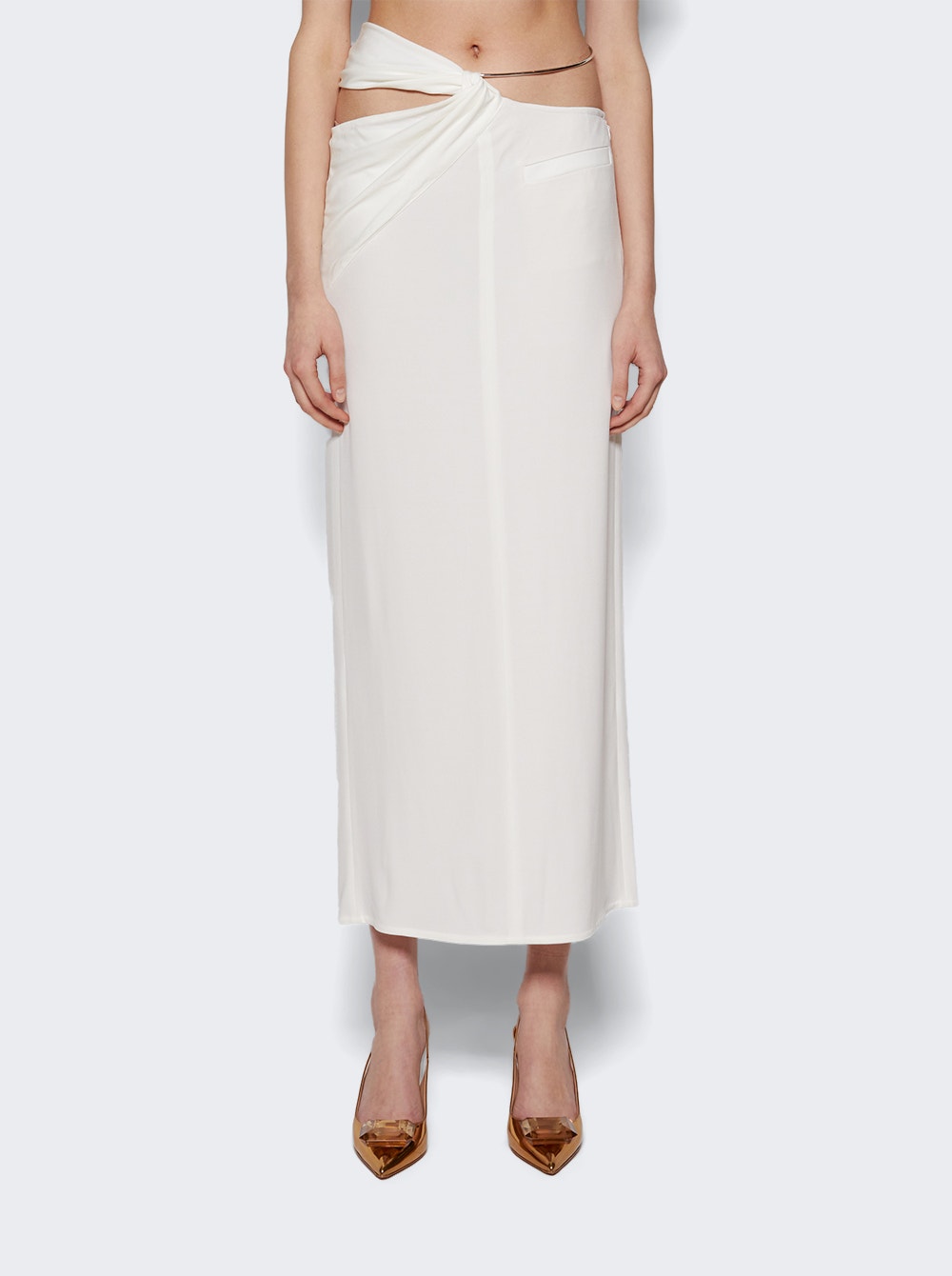 Women | Courrèges | New Age Long Skirt | Heritage White