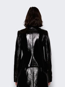 Women | Courrèges | Motorcycle Vinyl Jacket Black