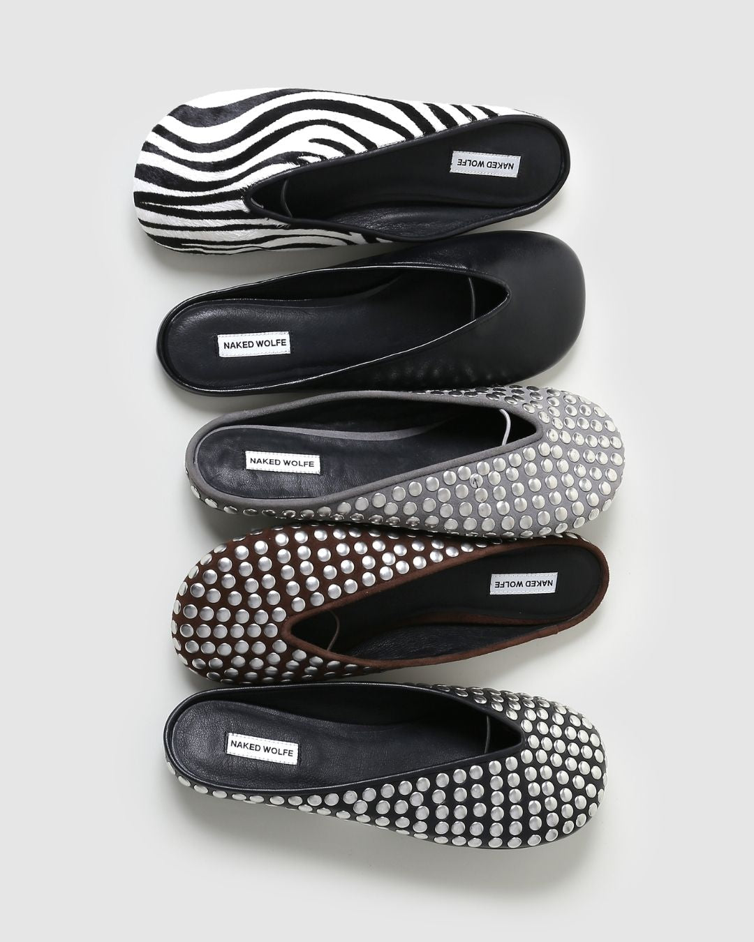 Womens | Pippa Pony Flat | Zebra