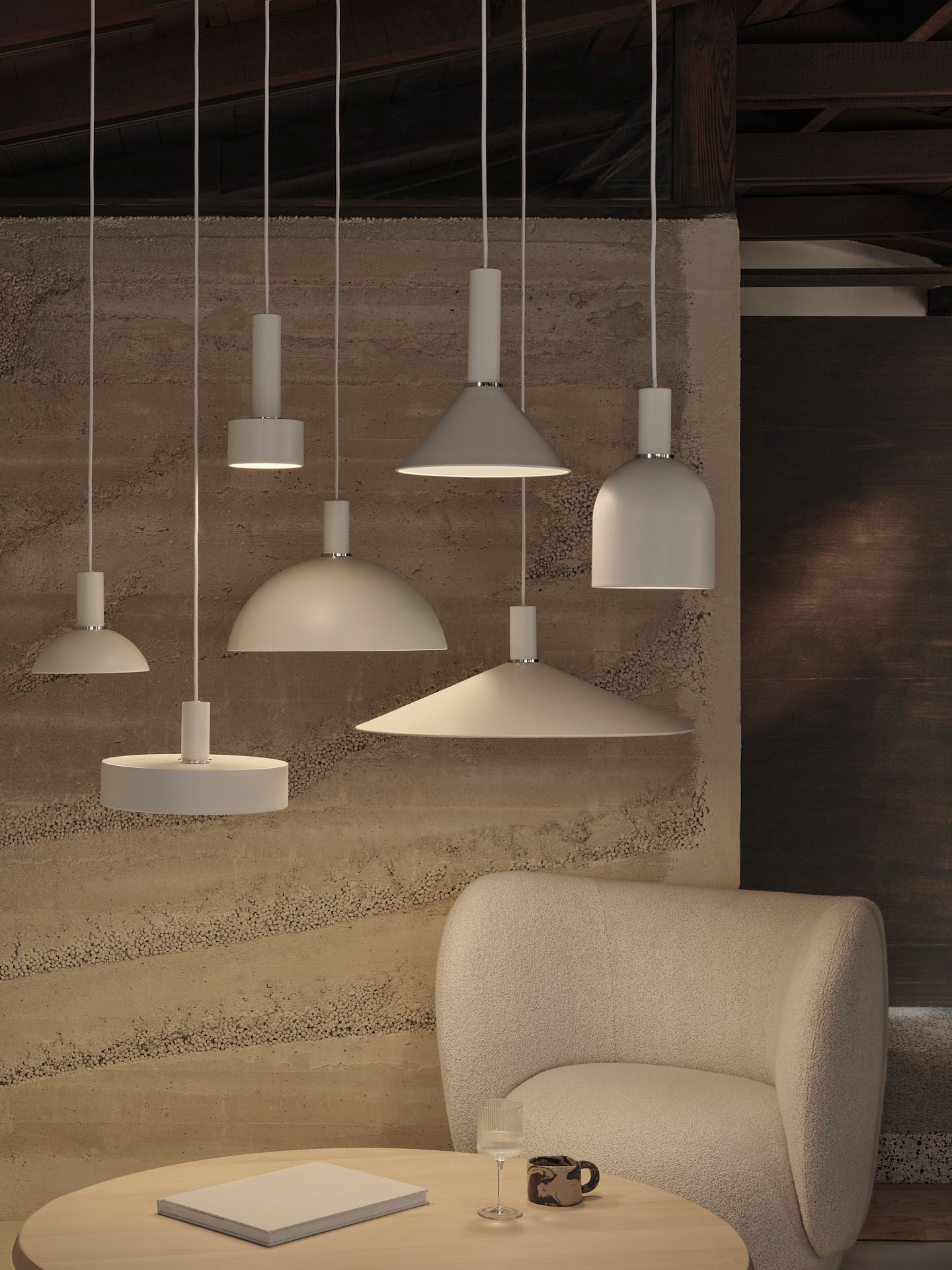 Collect | Cone Shade | White