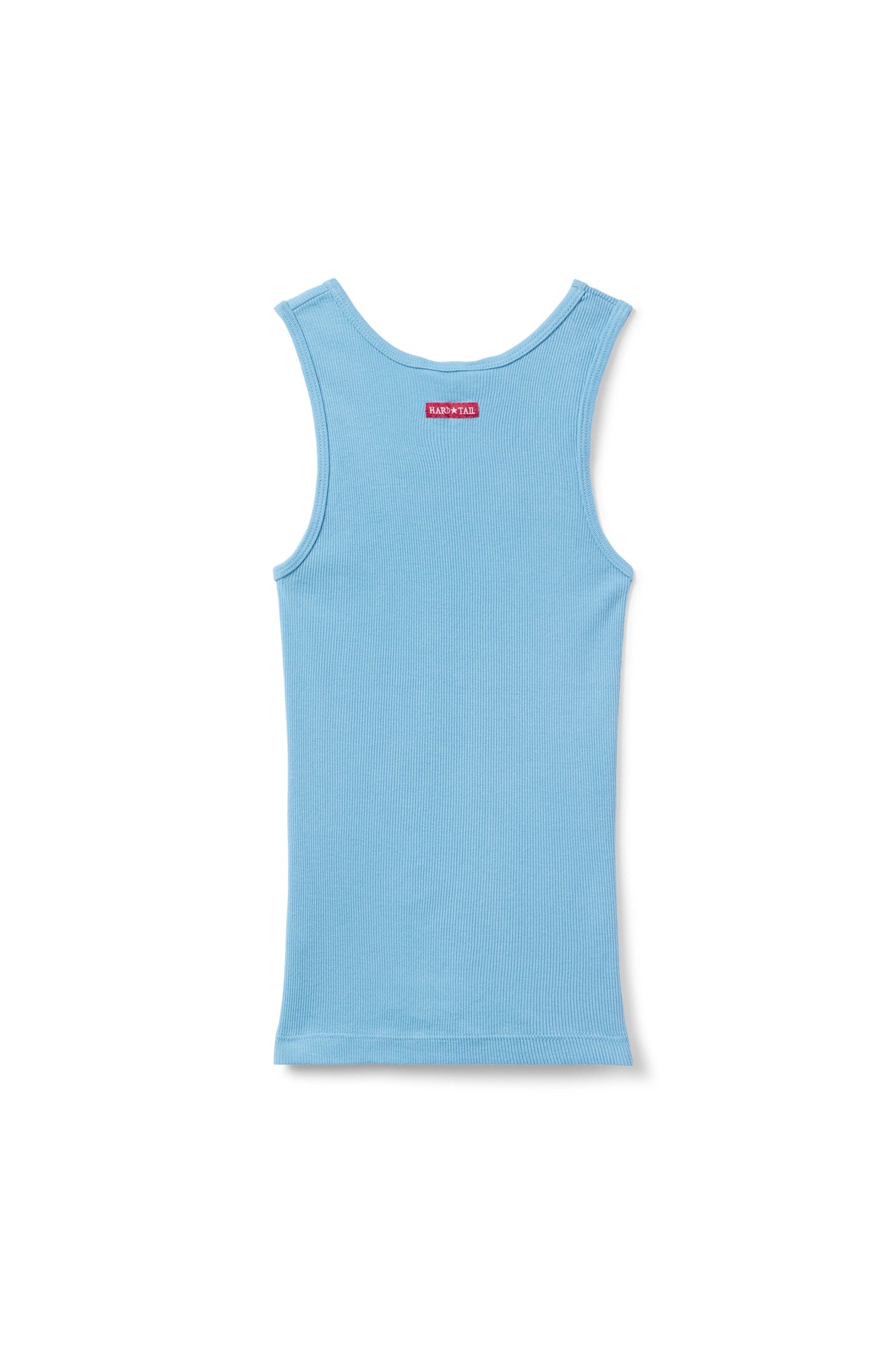 Women | Vintage Fitted Ribbed Tank | Sky