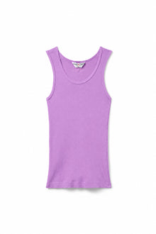 Women | Vintage Fitted Ribbed Tank | Violet