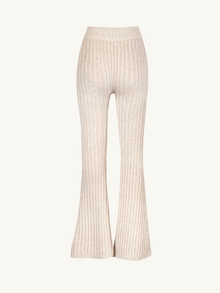 Diana Knitted Leggings | Snow Shimmer