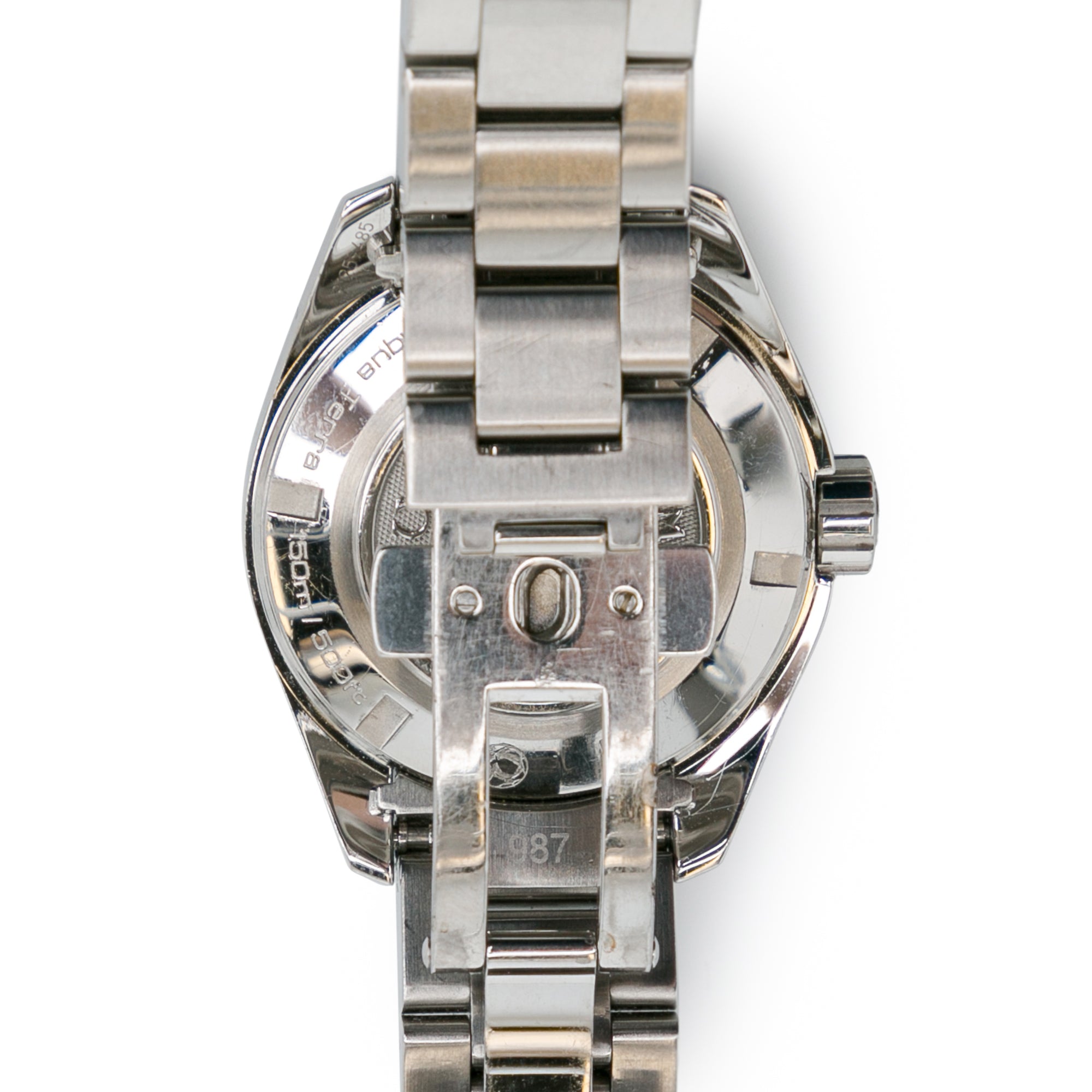 Omega | Pre-Owned Seamaster Aqua Terra 150M Quartz 30MM Watch | Silver/Black