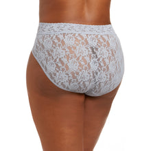 Plus Size Signature Lace French Brief | Shining Armor Grey