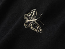 Embroidered Cashmere Shawl | Black