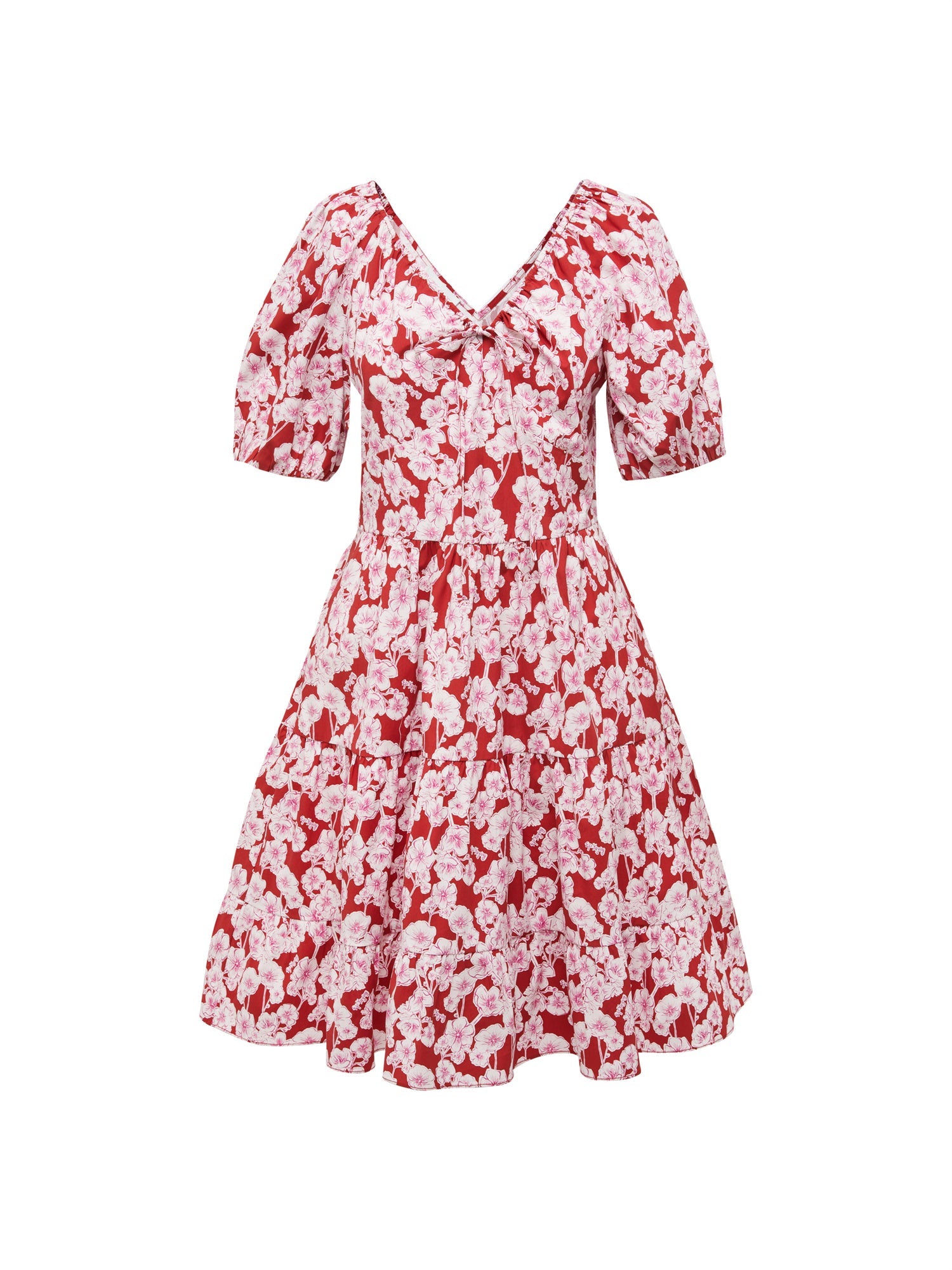 Printed Dress | Red