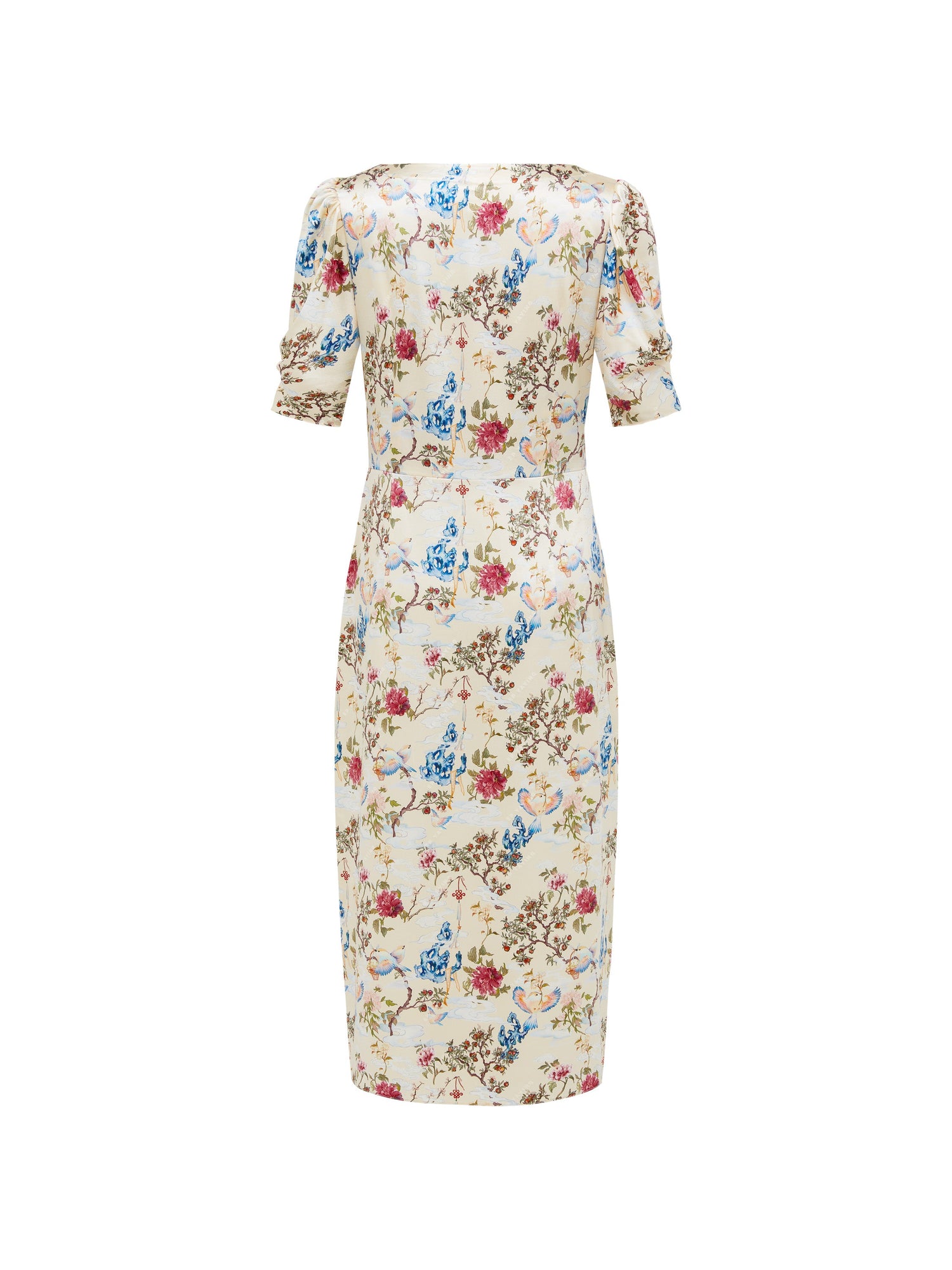 Floral Dress | Beige