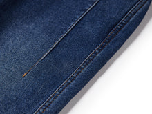 High-Waisted Straight Leg Flared Jeans | Blue