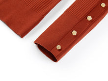 Button Cardigan | Red