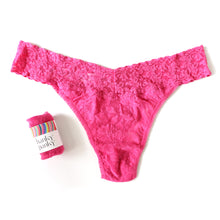 Signature Lace Original Rise Thong | Dragon Fruit Pink