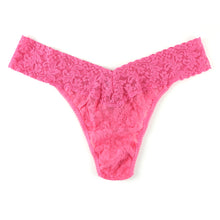 Signature Lace Original Rise Thong | Sugar Rush Pink