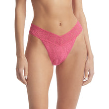 Signature Lace Original Rise Thong | Vivid Coral