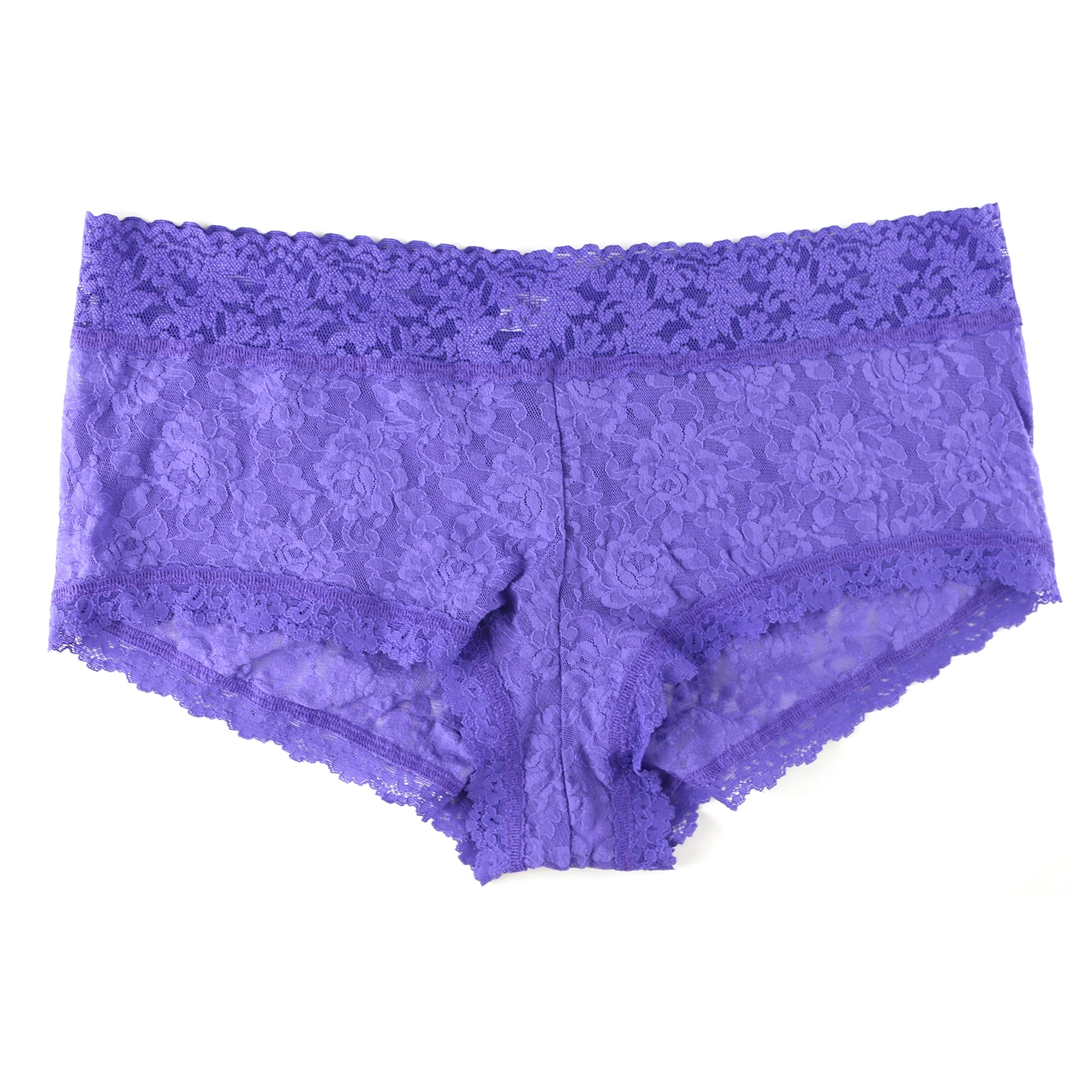 Plus Size Signature Lace Boyshort | Wild Violet Purple