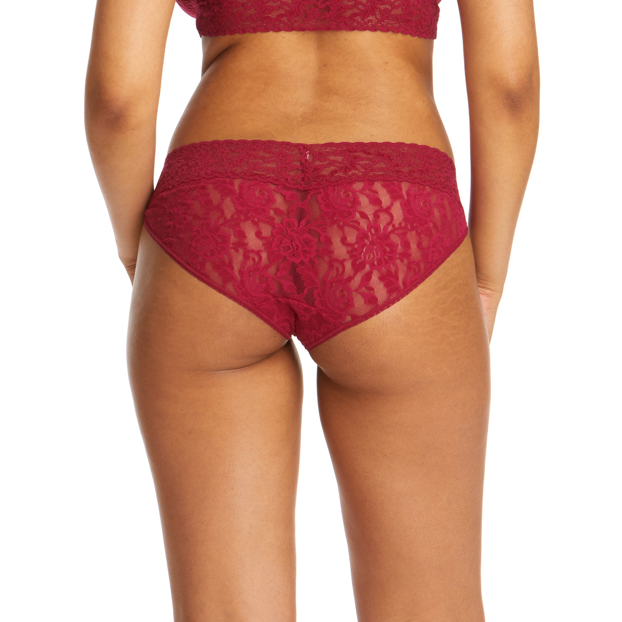 Signature Lace V-Kini | Cranberry