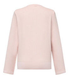 Knit Cardigan Sweater | Pink
