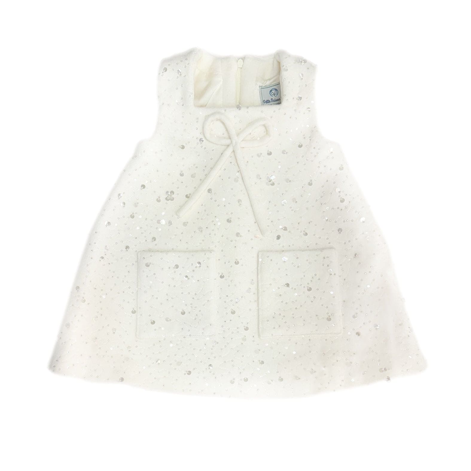 Baby Girls | Marshmallow Wool Dress | Beige