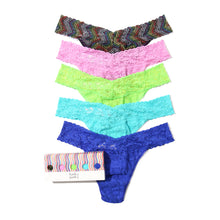 3-Pack Signature Lace Original Rise Thong | Up All Night Multi