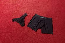 Signature Lace Original Rise Thong & Saxx Boxer Brief | Black