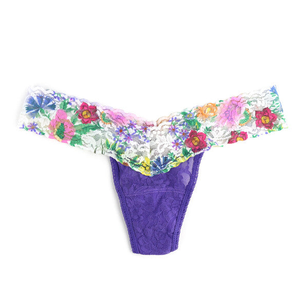 Signature Lace Low Rise Thong | Purb x Wildf