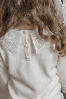 Baby Girls | Emma Cotton and Lace Top and Shorts Set | White