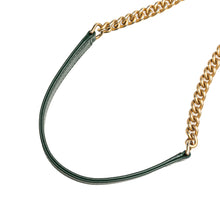 Chanel | Pre-Owned Stitched Calfskin and Grosgrain Button Up Double Zip Camera Bag | Green/Dark Green