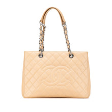 Chanel | Pre-Owned Caviar Grand Shopping Tote | Brown/Light Beige