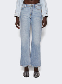 Women | alexanderwang | Pre-styled Logo Thong Jeans Vintage Faded | Indigo
