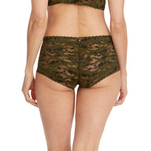 Camo Lace Boyshort | Wooland Green/Black