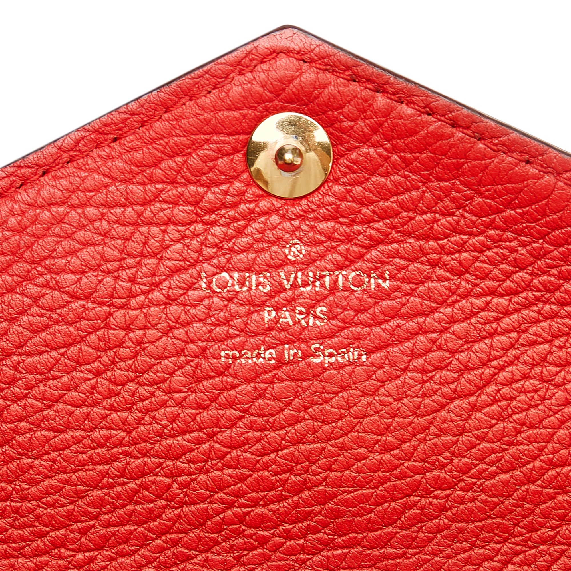 Louis Vuitton Pre-Owned Double V Wallet | Women | Red x Brown