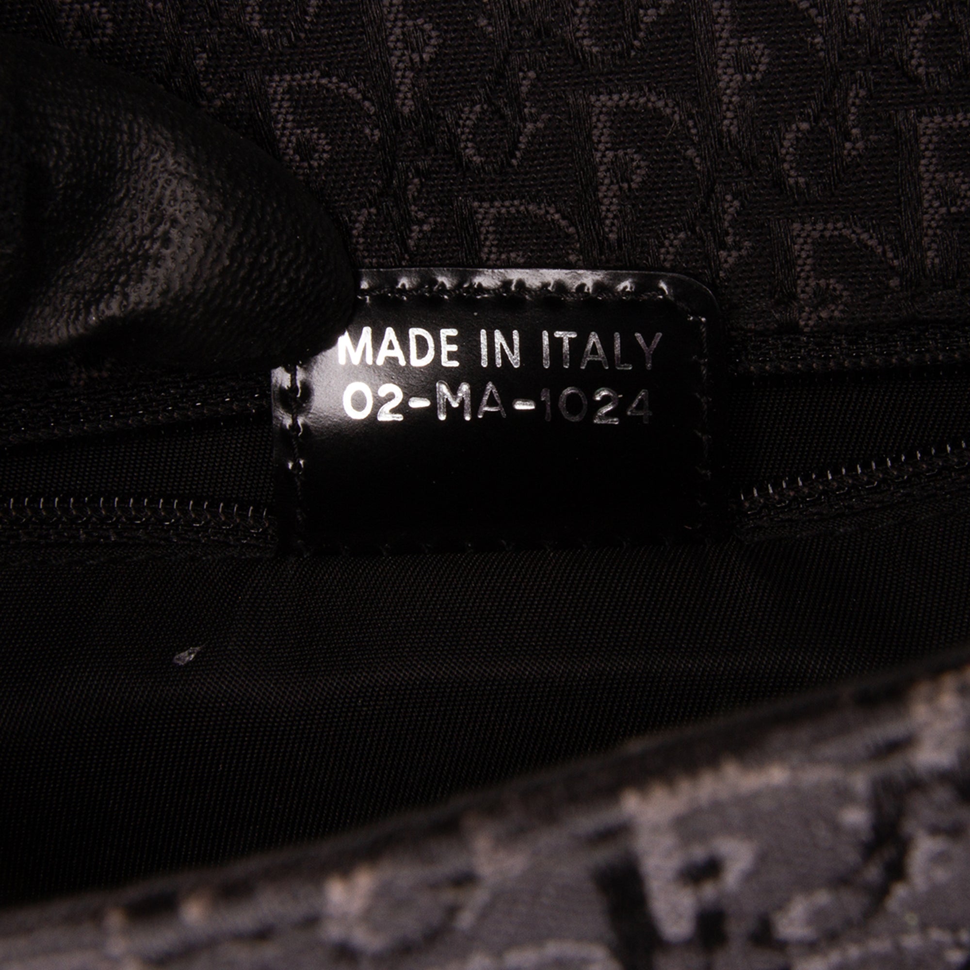 Dior | Pre-Owned Leather D'Trick Brogue Spectator Bag | Black