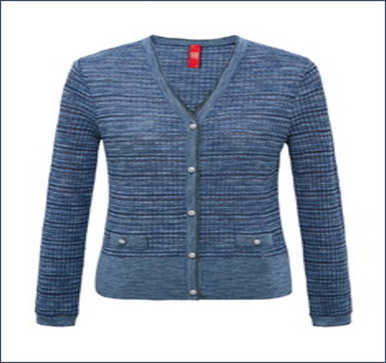 Knitted Cardigan | Blue