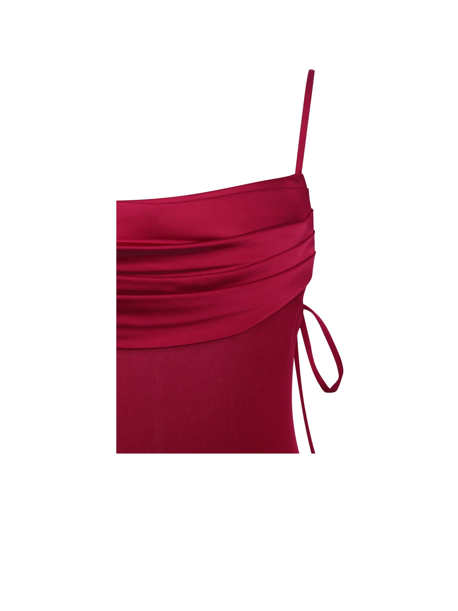 Tatiana Rayon Backless Maxi Dress | Burgundy