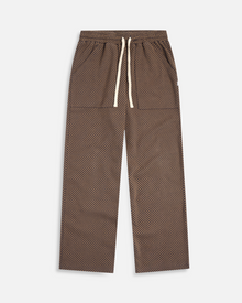 Chevron Jacquard Knit Pants | Sepia