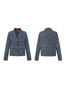 Fashion Lapel Blazer | Blue