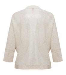 Knit Cardigan with Silk Blend | Golden