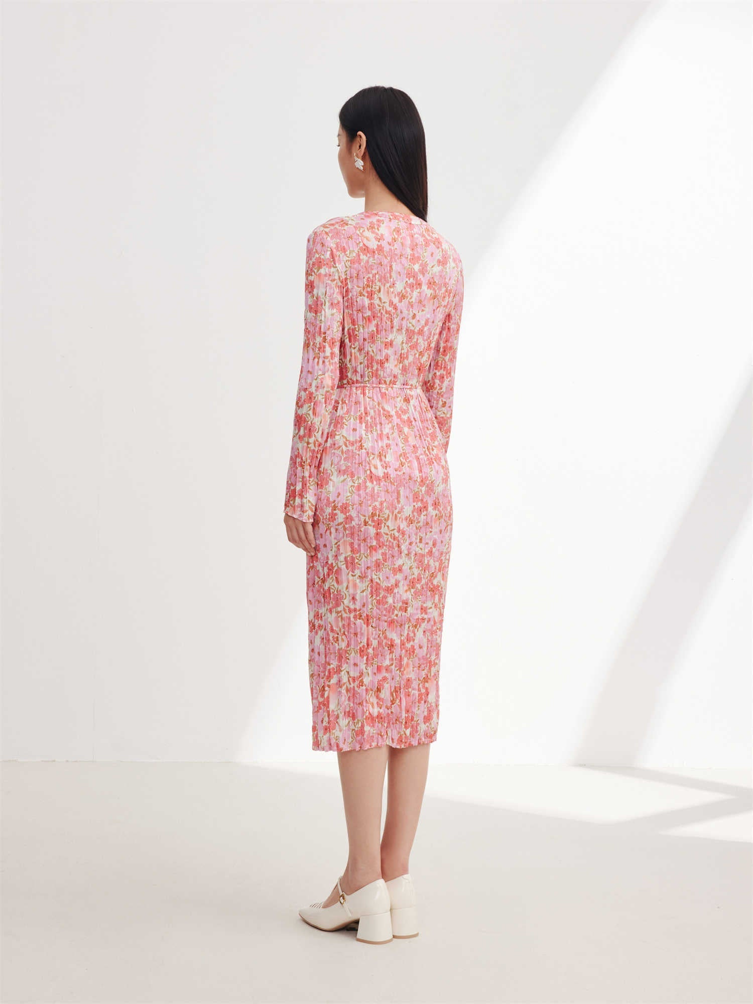 Pleated Dress | Pink