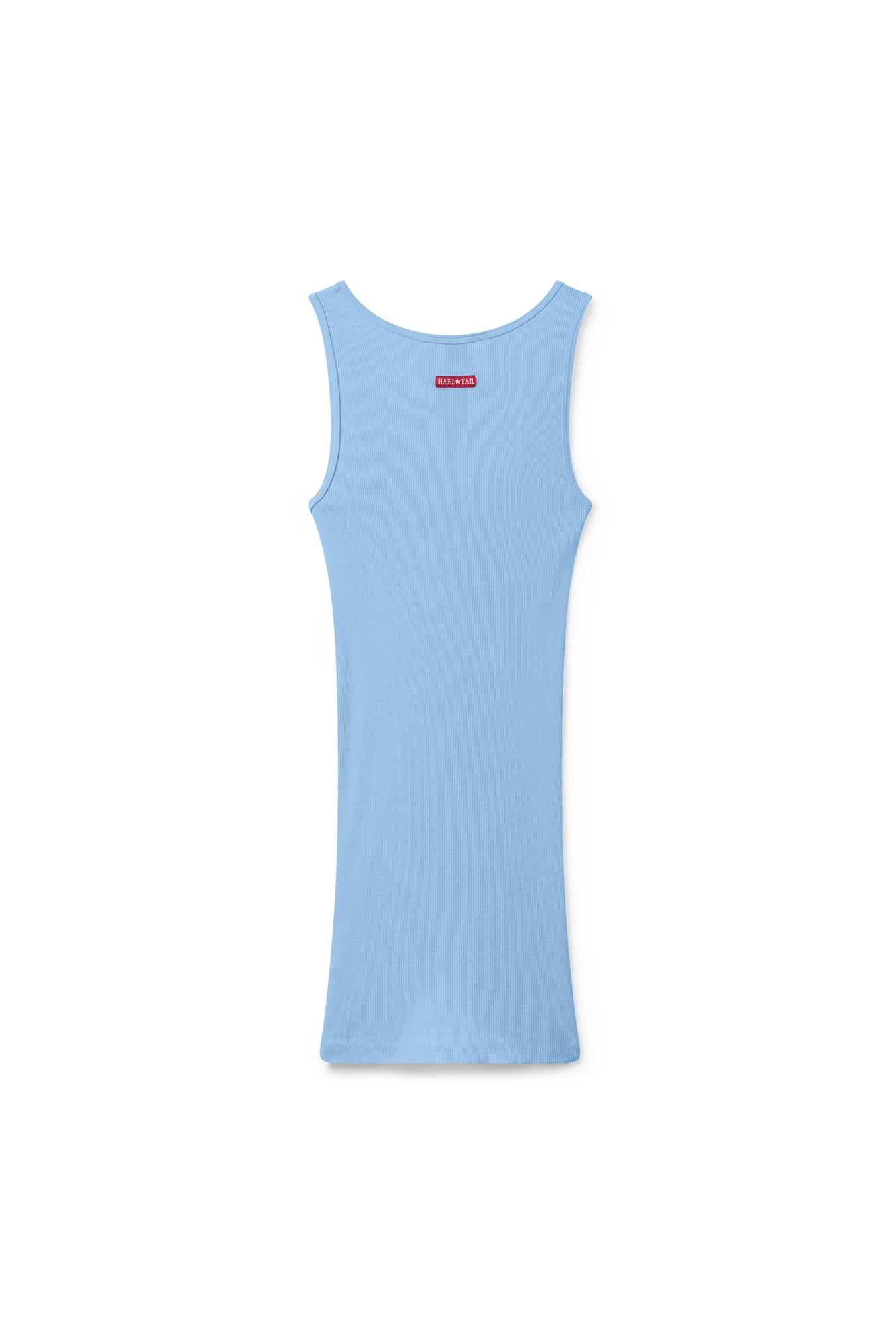Women | Vintage Scoop Neck Extra Long Tank | Periwinkle