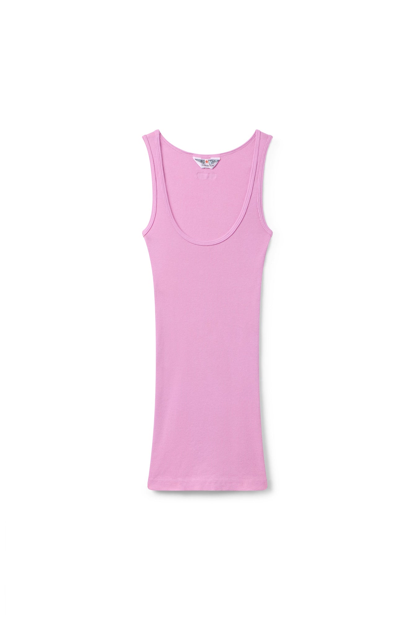 Women | Vintage Scoop Neck Extra Long Tank | Violet