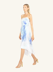 Betty Dress | Azure Morning Glory Print