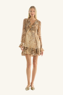 Kristina Dress | Brown Leopard