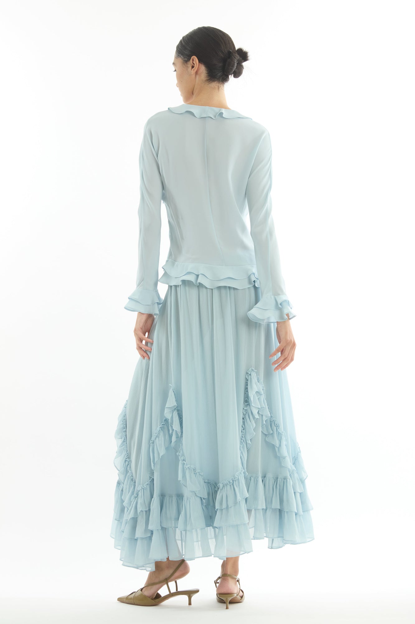 Sander Blouse | Powder Blue
