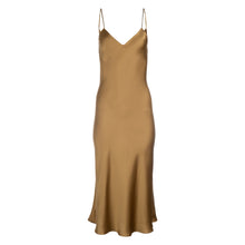 Khaki Midi Slip Dress | Khaki