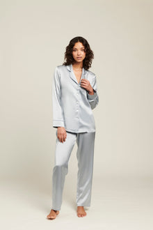 Silk Pyjama | Pearl Blue