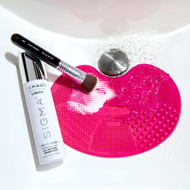 Sigma Spa Express Brush Cleaning Mat | Pink