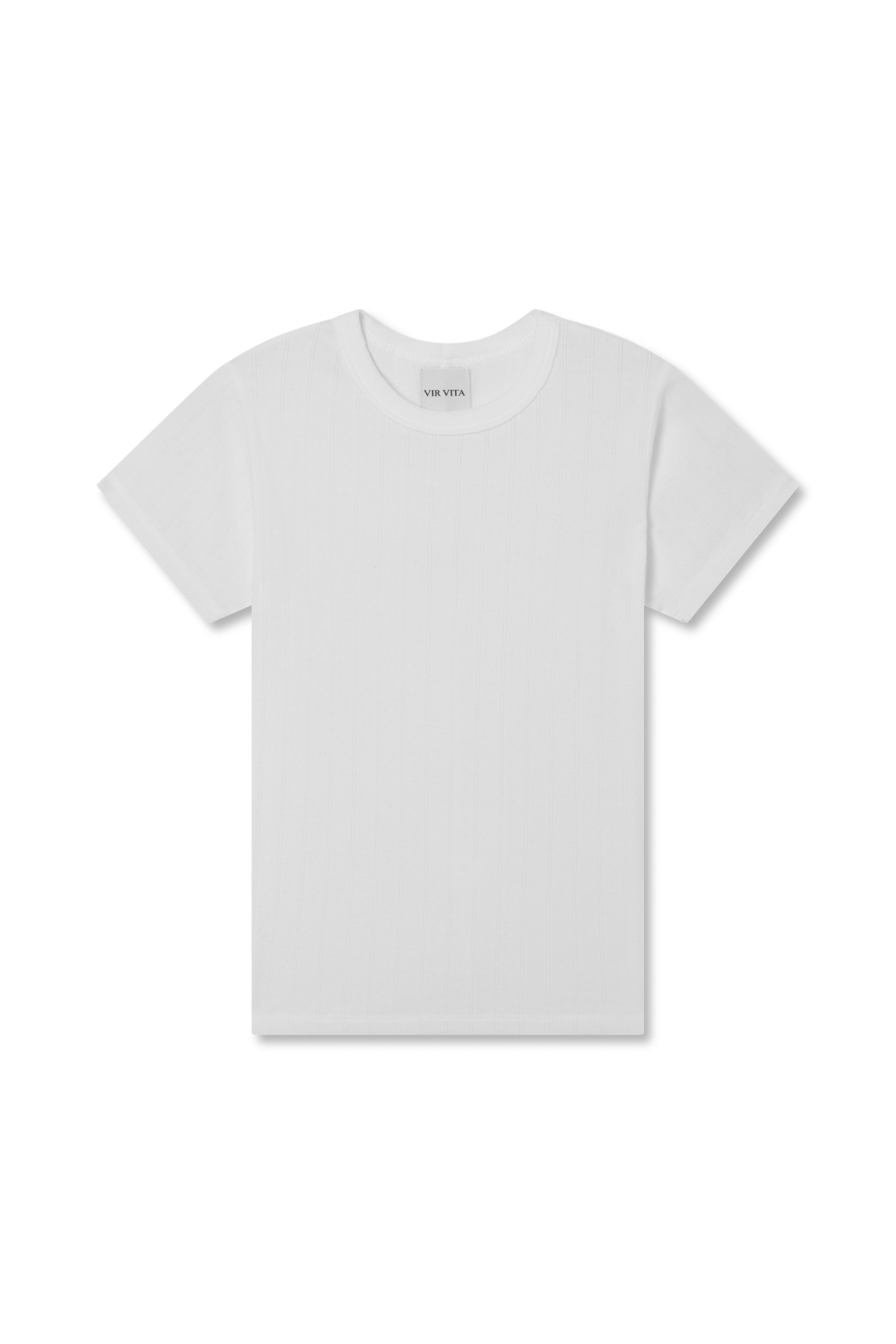 Pointelle Tee | Coconut