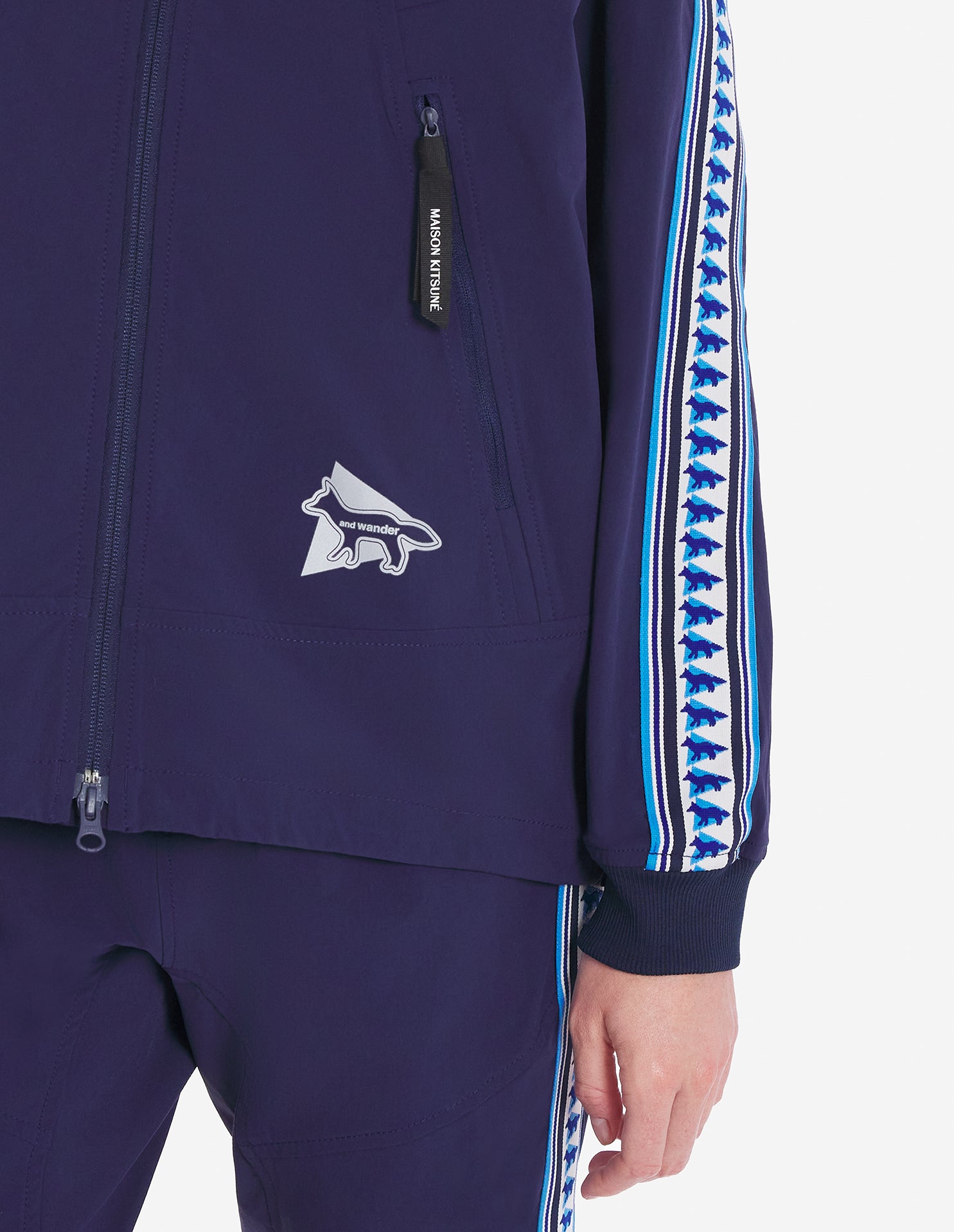 Maison Kitsune | Unisex | Trak Hoodie | Navy