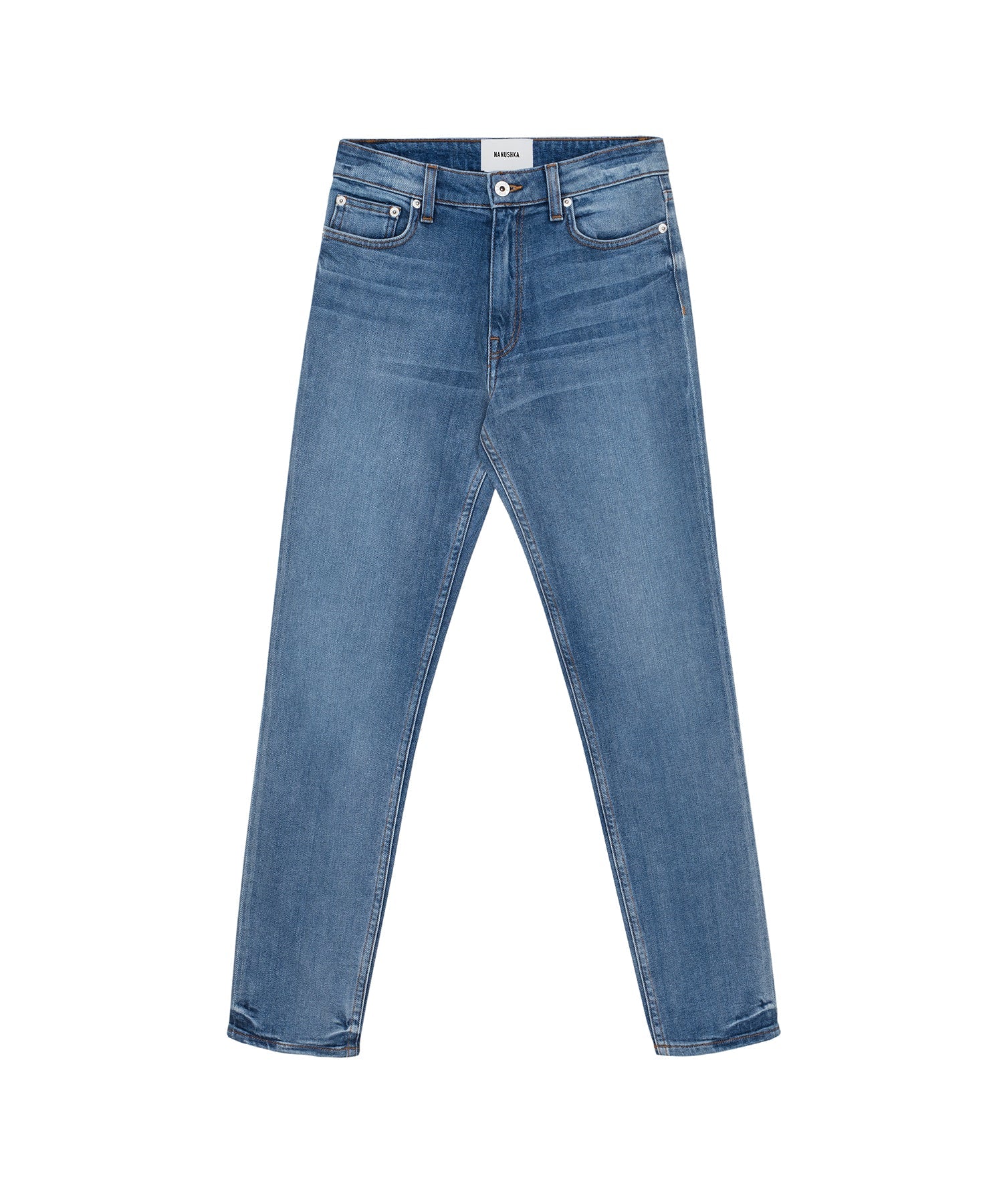 Womens | Ren Mid Rise Skinny Jeans | Blue Wash